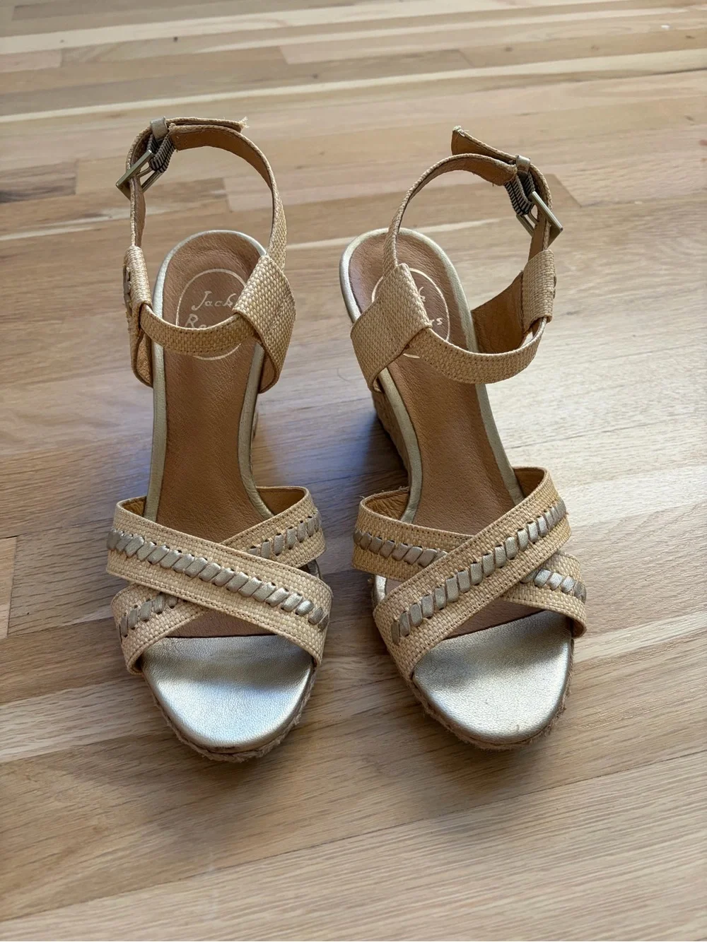 Jack Rogers Abbey Espadrille Wedge Sandals